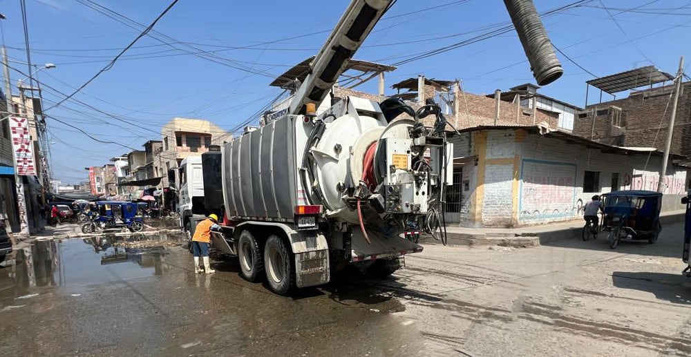 EPS Grau realiza trabajos de limpieza