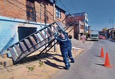 Arequipa: Retiran escaleras que invadían calles en Mariano Melgar