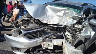 Arequipa: Choque entre dos camionetas deja un muerto y varios heridos en Alto Siguas