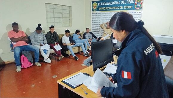 Fueron intervenidos en operativos de verificación y fiscalización migratoria ejecutados con la Policía Nacional del Perú (PNP).