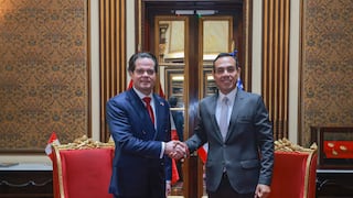 José Jerí recibe cartas credenciales del nuevo embajador de Estados Unidos en el Perú