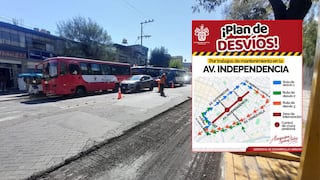 Arequipa: Cierre de la av. Independencia desde el lunes 25 de mayo
