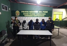 Chiclayo: detienen a cuatro menores por robo agravado