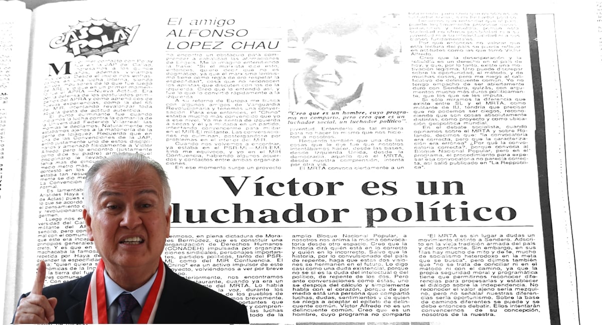 Carlos Espá considera que se debe condenar al MRTA, Sendero Luminoso u otra agrupación terrorista, tras difusión de artículo del candidato Alfonso López Chau.