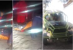 Nasca: accidente de tubular en zona turística de Usaca deja un turista fallecido y tres heridos