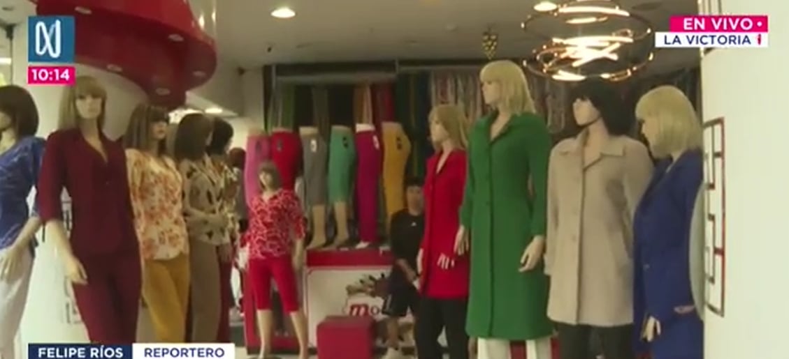 Un atentado registrado en la madrugada afectó una tienda del Emporio Comercial, sin dejar personas heridas. FOTO: CAPTURA CANAL N