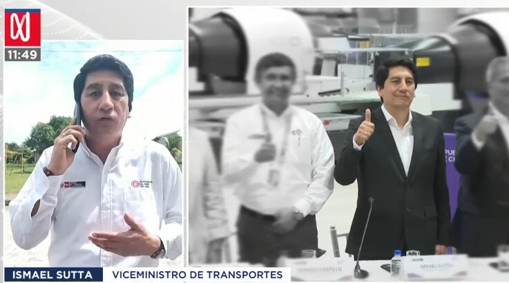 El funcionario del MTC alertó que personas inescrupulosas usan su imagen para ofrecer servicios fraudulentos y pidió una investigación fiscal. FOTO: CAPTURA CANAL N.