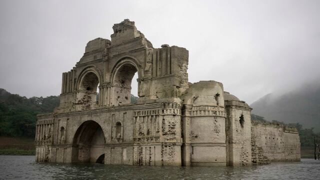 México: Iglesia del siglo XVI sumergida bajo el agua reaparece a causa de la sequía