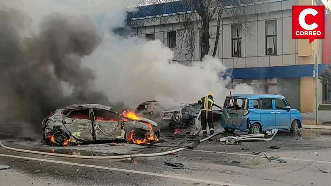 Ucrania ataca centro de la ciudad rusa de Belgorod y deja al menos 10 muertos.