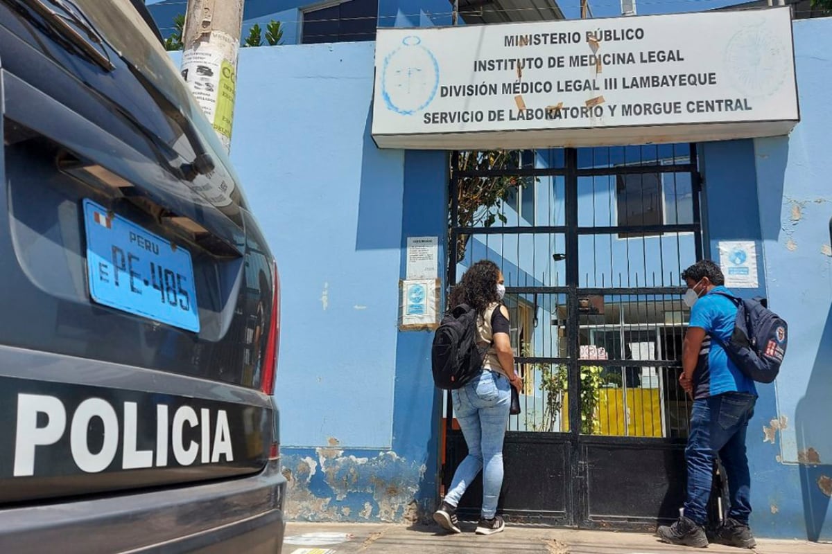 Cuerpos de fallecidos fueron llevados a la morgue de Chiclayo.