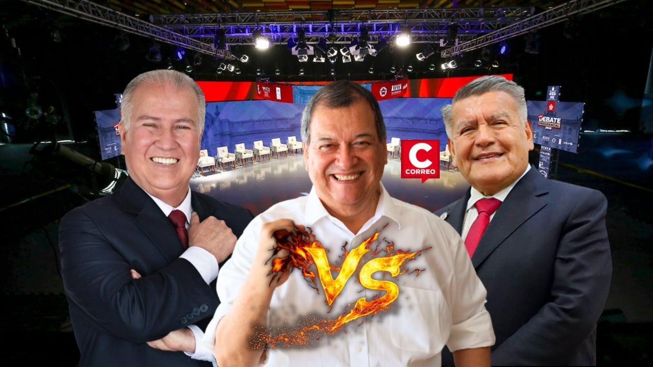 Debate 2026: López Chau, Acuña y Nieto intercambian propuesTas para promover el empleo formal en el país. Composición: Diario Correo.