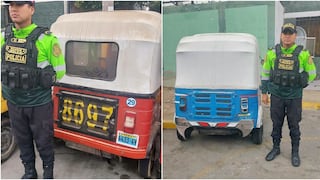Operativo “Amanecer seguro Ica 2026” permite recuperar dos mototaxis con requisitoria