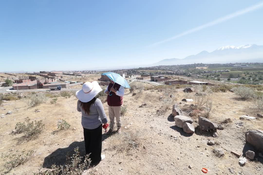 El terreno donde se construirá el Iren Sur. Foto: GEC.