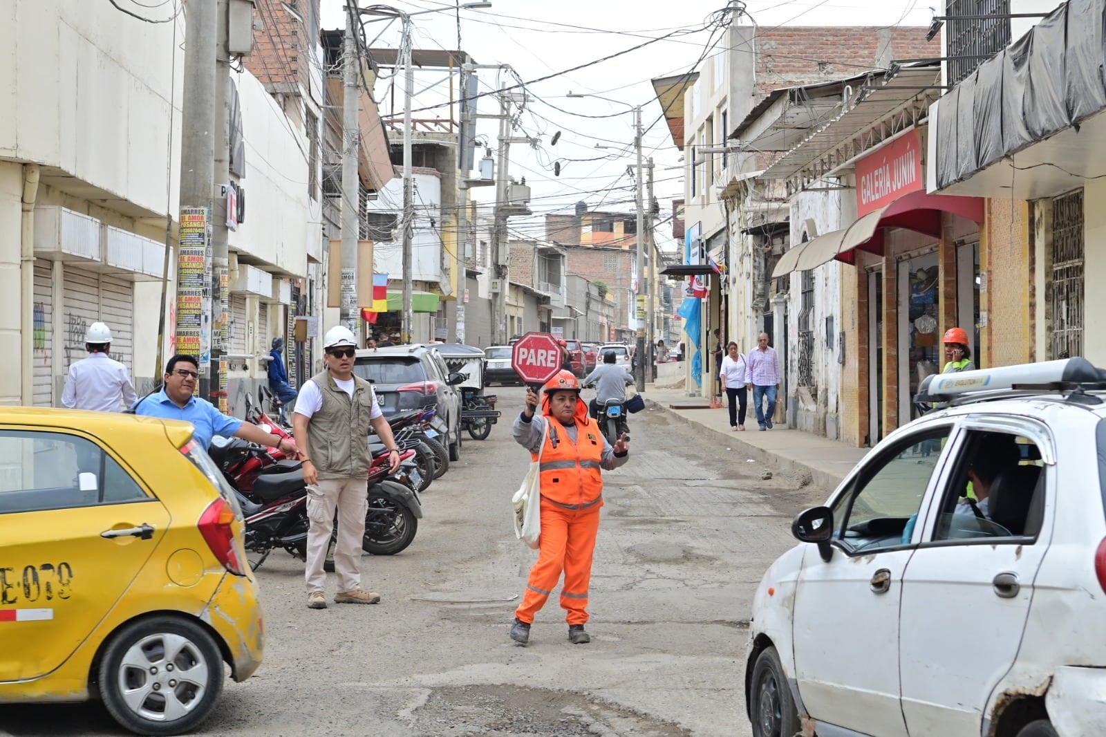 Verifique el nuevo sentido de las vías del centro.