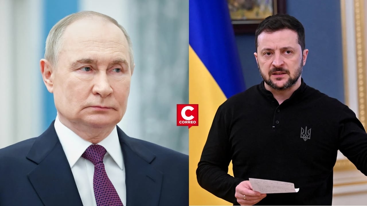 Vladimir Putin declara alto el fuego de 32 horas en Ucrania por Pascua ortodoxa. Composición: Diario Correo.