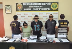 Pisco: desarticulan a “Los malditos de habitad” por microcomercialización de drogas