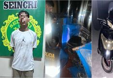 Chincha: PNP descubre escondite de motos robadas y detiene a presunto ladrón