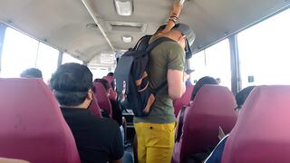 Tacna: Usuarios denuncian incumplimiento de medidas sanitarias en buses