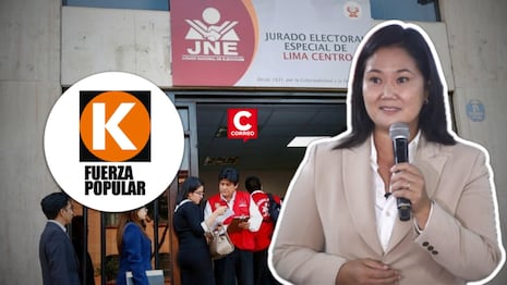Elecciones 2026: JEE declara inscrita la fórmula presidencial de Fuerza Popular sin tachas