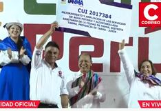 Tarma: Dina Boluarte presenta ‘Llamkasun Perú’ y se compromete a retomar proyecto de saneamiento