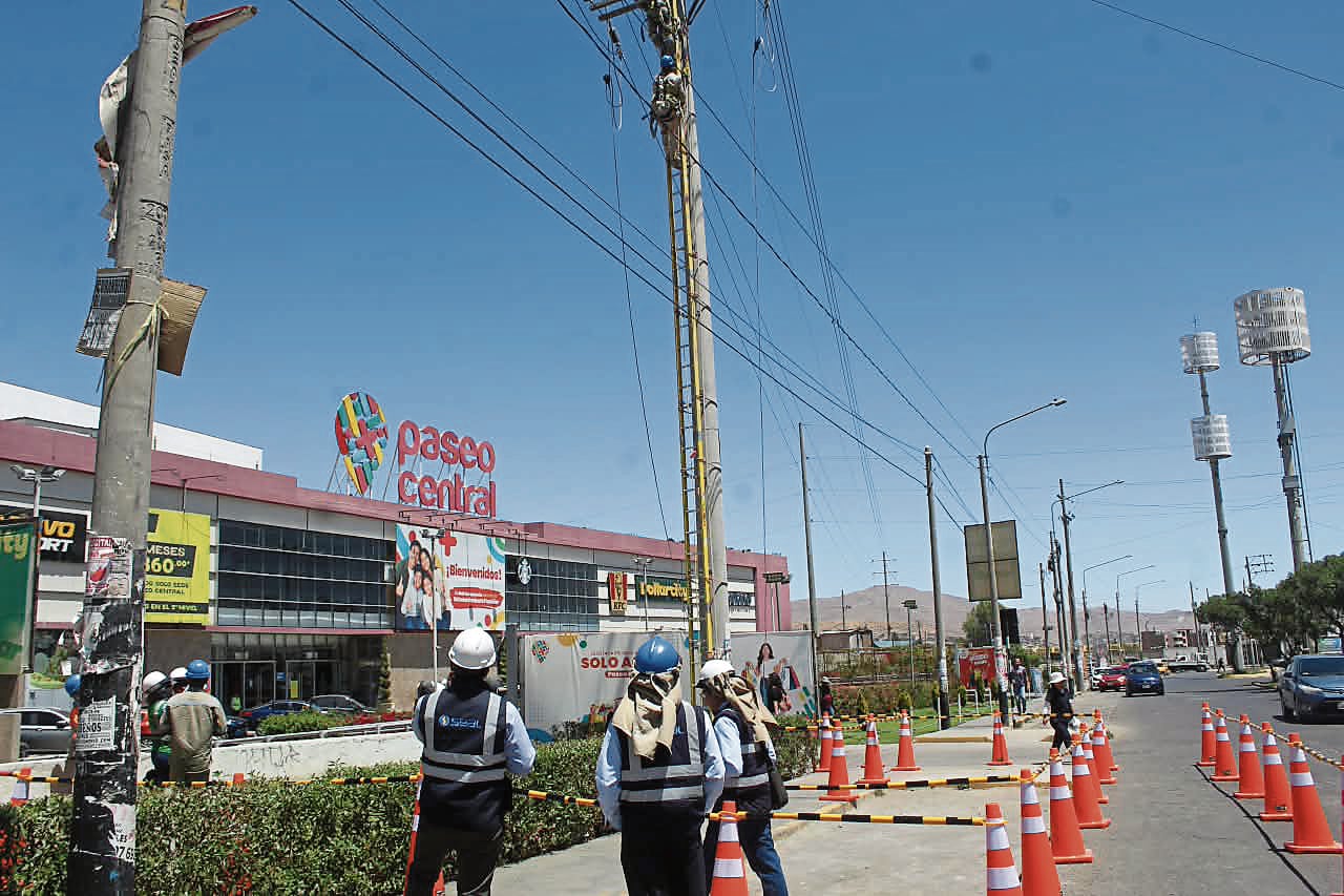 Emergencias eléctricas se multiplican por site en provincias de Arequipa debido a lluvias (Foto: Álvaro Figueroa/@photo.gec)