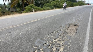 Piura: Transportistas denuncian el mal estado de la carretera Panamericana