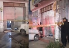 Trujillo: Delincuentes detonan un aparato explosivo en exteriores de una panadería y dejan daños materiales (VIDEO)