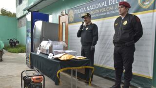 Huancayo: Fuerte olor lleva a policías a bodega y hallan droga escondida 