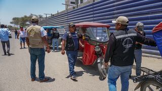 Piura: 26 mototaxis intervenidas por ingresar al anillo vial y operar sin licencia de circulación
