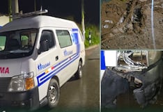Chofer ebrio choca ambulancia de EsSalud en la vía Abancay - Cusco