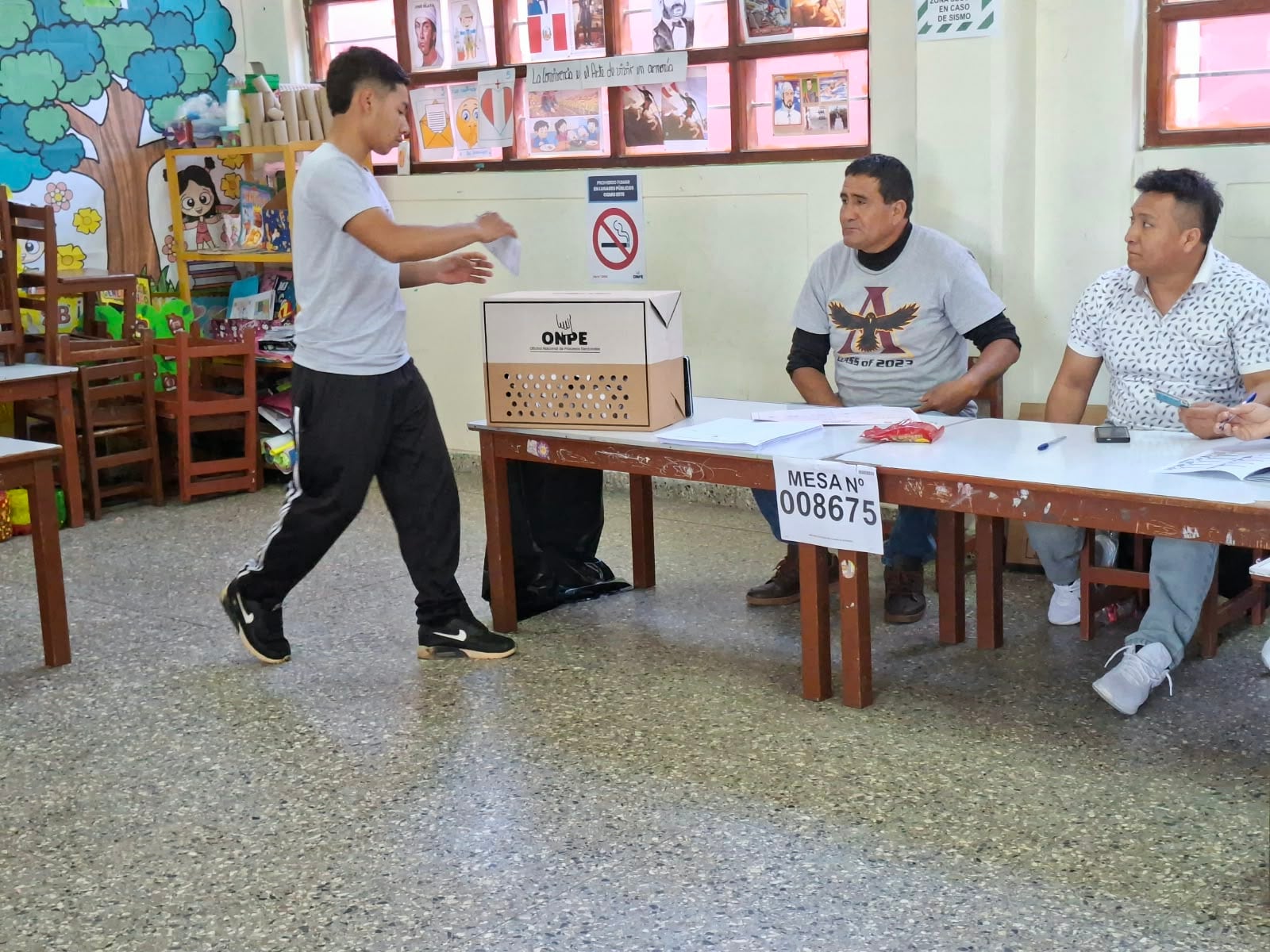 Arequipa instala el 100% de las mesas de votación, la última fue a las 9:45 (Foto: ONPE)