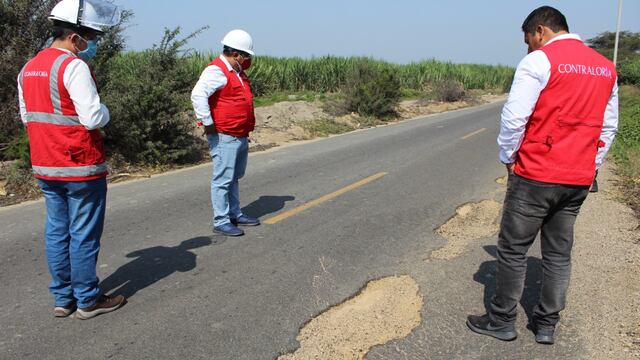 La Libertad: Detectan perjuicio por más de S/ 2 millones en obra vial de Ascope