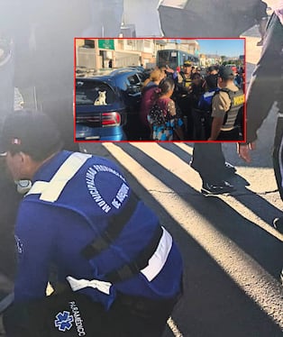 Accidente de tránsito en el Cercado de Arequipa deja a escolar del colegio Independencia Americana herido. Foto: Serenazgo MPA.