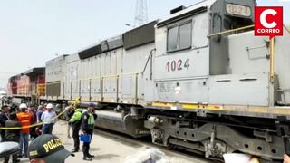 Joven pierde la vida tras ser arrollado por tren de carga en Ate (VIDEO)