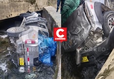 Camioneta cae al río Tishgo en el tramo La Oroya - Pasco y ocupantes se salvan de morir