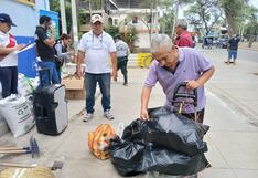 Piura: Recolectan al menos de 700 kilos de material reciclable en Los Tallanes