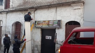 Decomisan medio centenar de letreros mal instalados en el Centro Histórico de Arequipa
