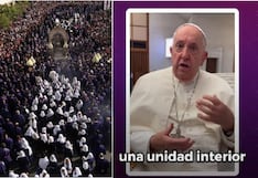 Papa Francisco dio mensaje por el mes del Señor de los Milagros