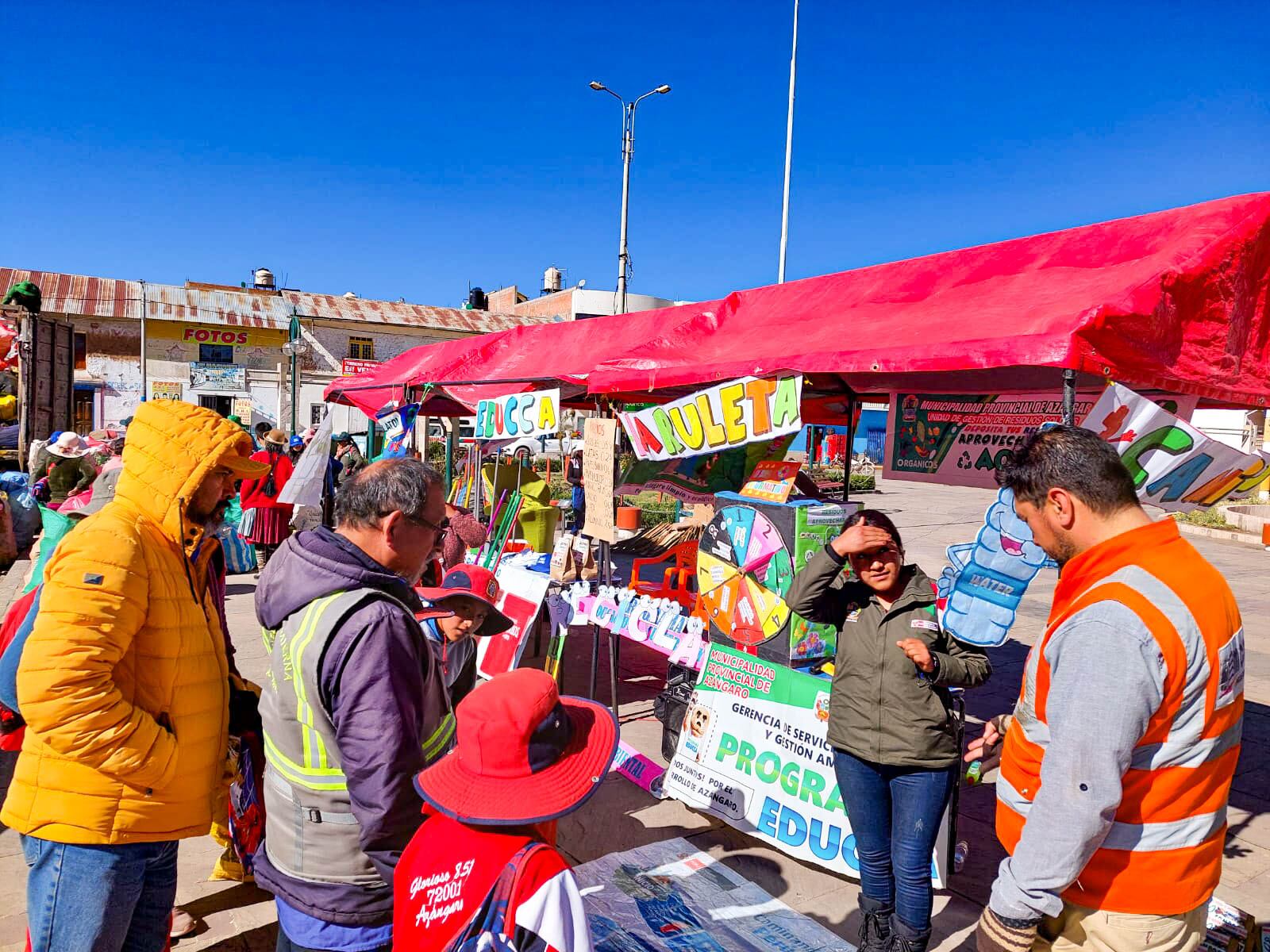 Actividad contó con la participación de la población azangarina. Foto/Difusión.