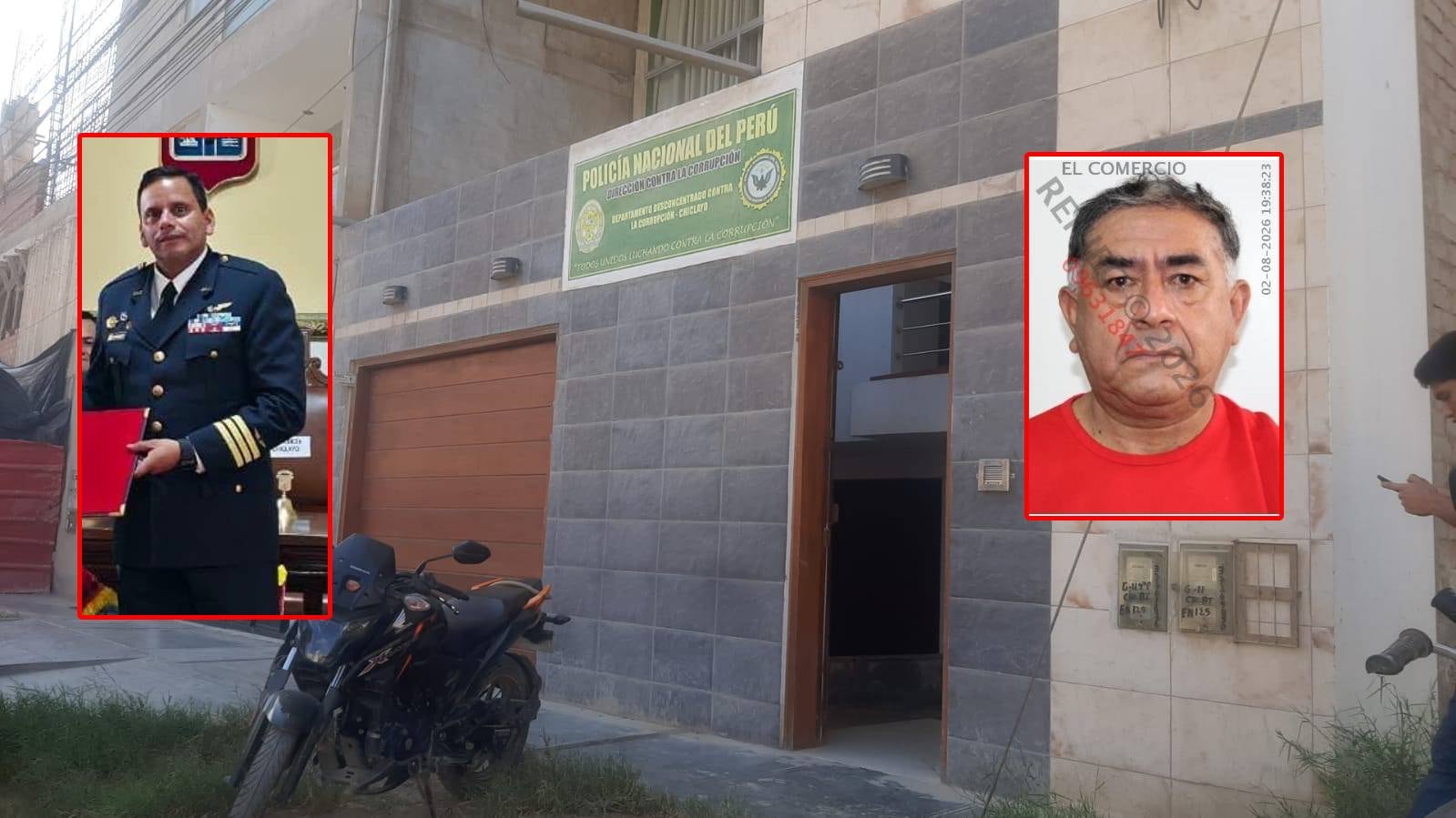 Comandante junto a su chofer fueron intervenidos.