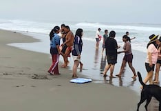 Arequipa: Rescatan a dos jóvenes estudiantes en playas de Mollendo