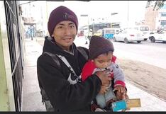 Ica: Padre soltero en situación de calle lucha por la salud y bienestar de su bebé de 8 meses