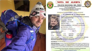 Hallan cadáver que pertenecería a turista desaparecido en Cusco