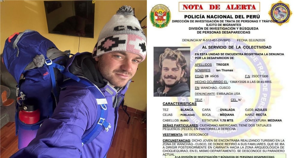 They found a body that would belong to a missing tourist in Cusco