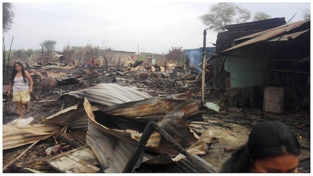 Un menor quemado, seis casas arrasadas y 27 afectados deja incendio