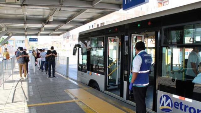 Estos son los horarios del Metropolitano, Línea 1 y Corredores Complementarios este 24 y 25 de diciembre