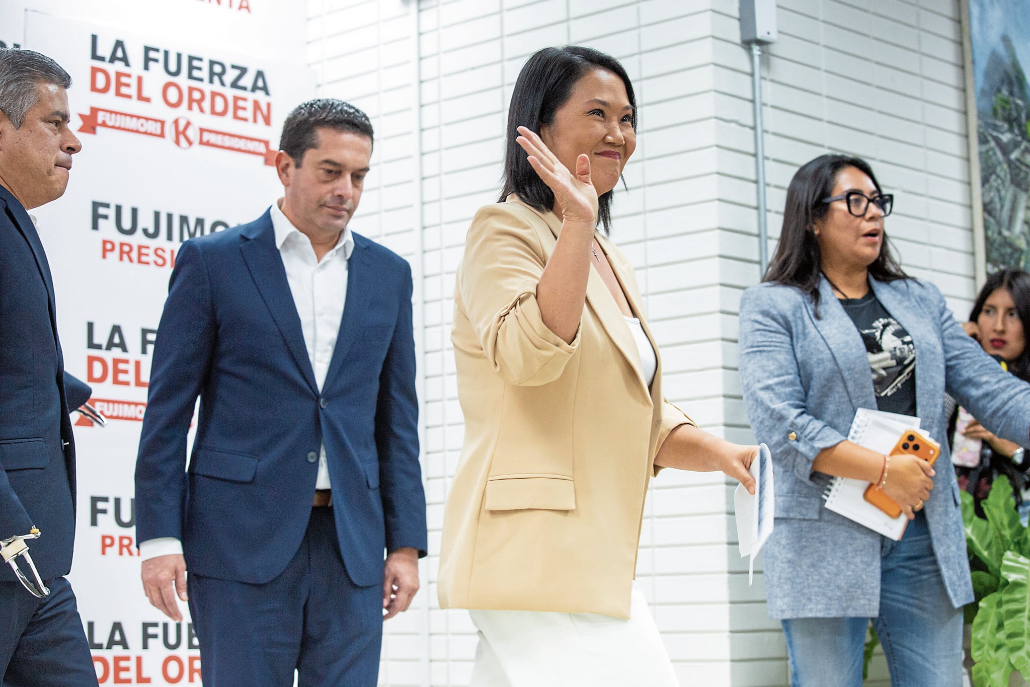 Keiko Fujimori debatirá con Roberto Sánchez el domingo 31 de mayo. (Foto: Fernando Sangama / @photo.gec)