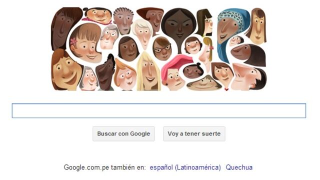 Google dedica doodle a las mujeres del mundo