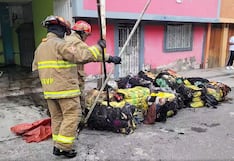 Arequipa: Bomberos controlan incendio en vivienda que almacenaba ropa