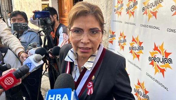 Consejera Marleny Arminta, presidenta de la Comisión de Educación del Consejo Regional de Arequipa. (Foto: GEC)